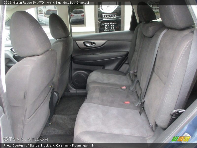 Arctic Blue Metallic / Charcoal 2016 Nissan Rogue SV AWD
