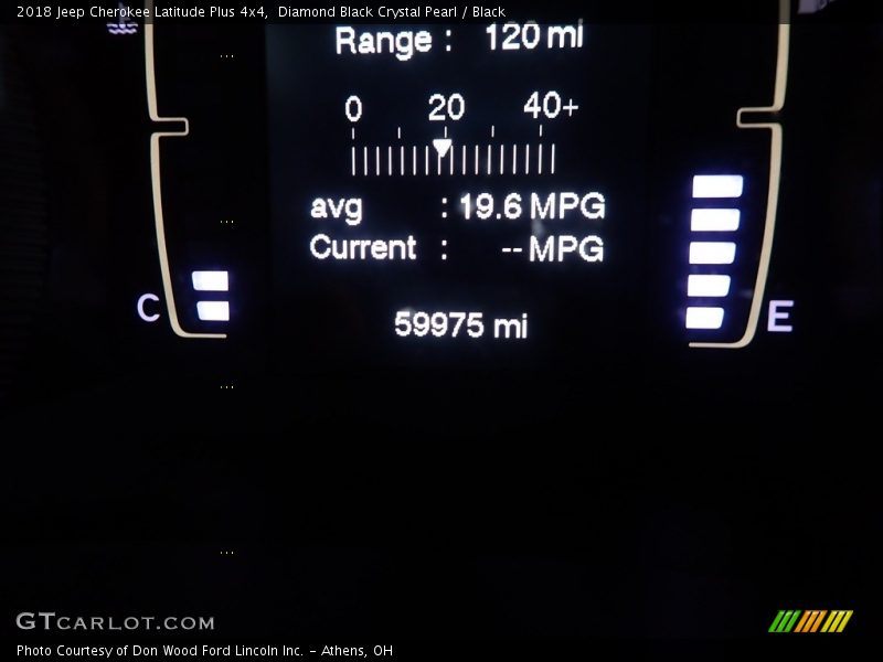 Diamond Black Crystal Pearl / Black 2018 Jeep Cherokee Latitude Plus 4x4