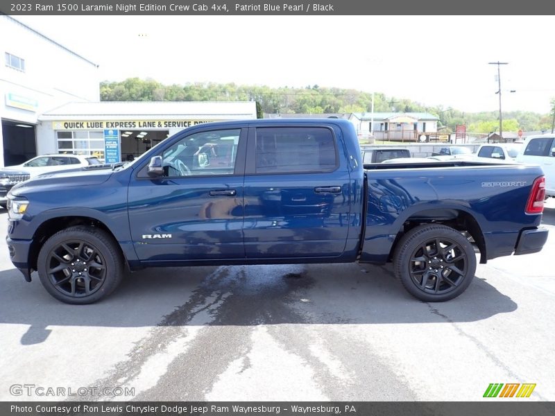  2023 1500 Laramie Night Edition Crew Cab 4x4 Patriot Blue Pearl