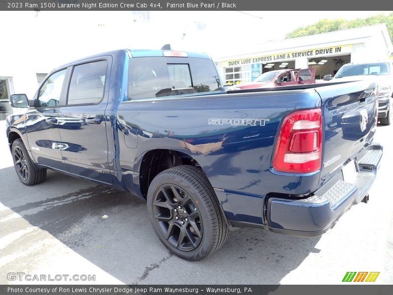 Patriot Blue Pearl / Black 2023 Ram 1500 Laramie Night Edition Crew Cab 4x4