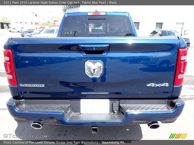 Patriot Blue Pearl / Black 2023 Ram 1500 Laramie Night Edition Crew Cab 4x4