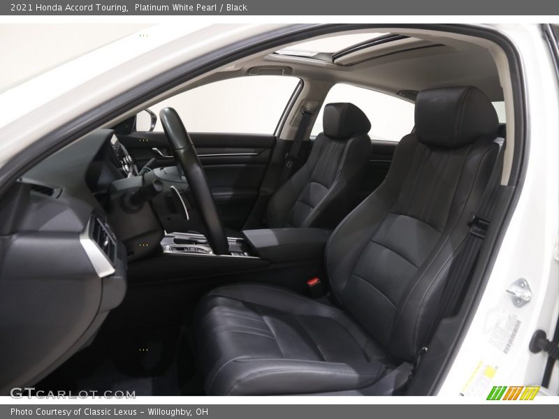 Front Seat of 2021 Accord Touring