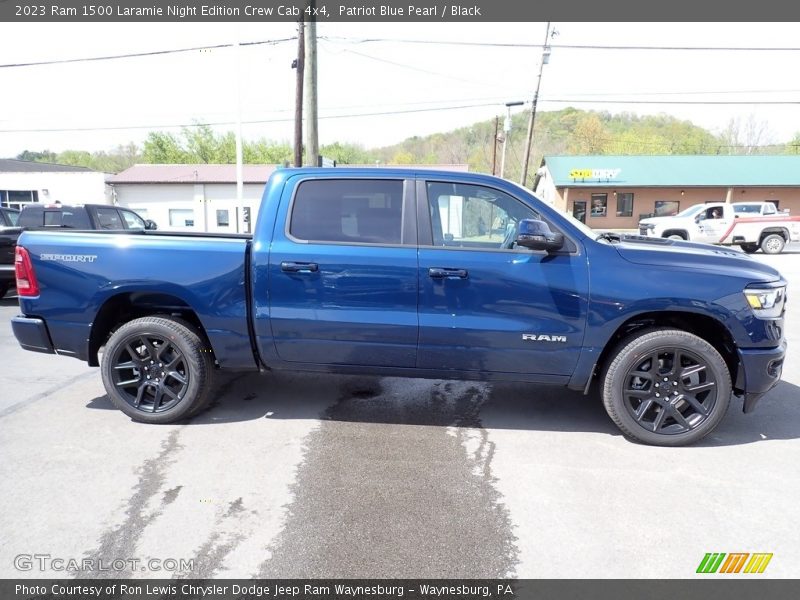  2023 1500 Laramie Night Edition Crew Cab 4x4 Patriot Blue Pearl