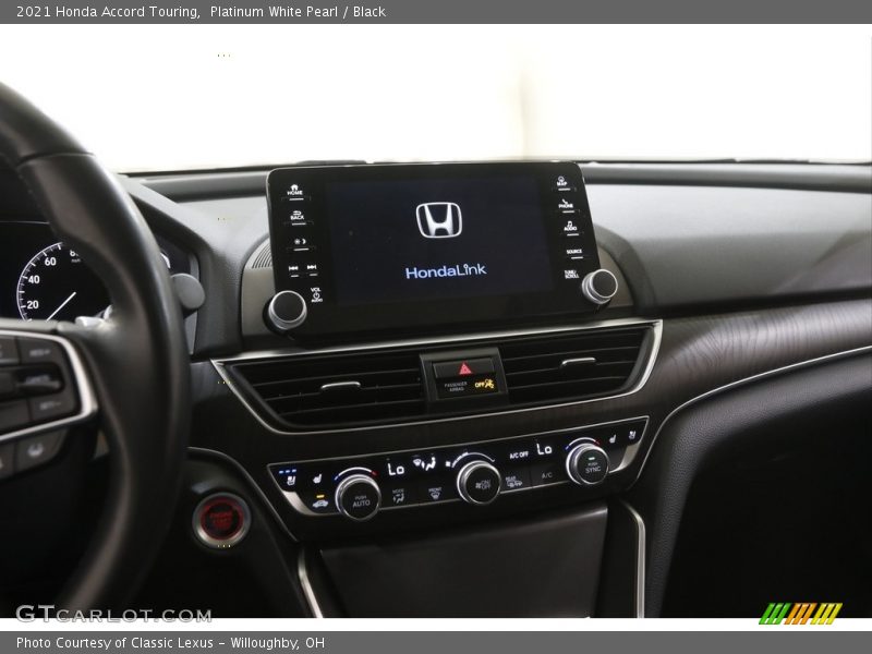 Platinum White Pearl / Black 2021 Honda Accord Touring