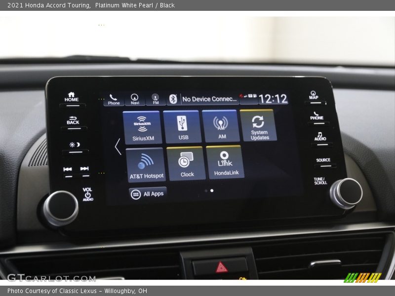 Platinum White Pearl / Black 2021 Honda Accord Touring