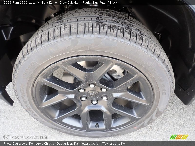 Patriot Blue Pearl / Black 2023 Ram 1500 Laramie Night Edition Crew Cab 4x4