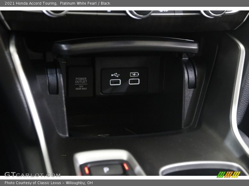 Platinum White Pearl / Black 2021 Honda Accord Touring