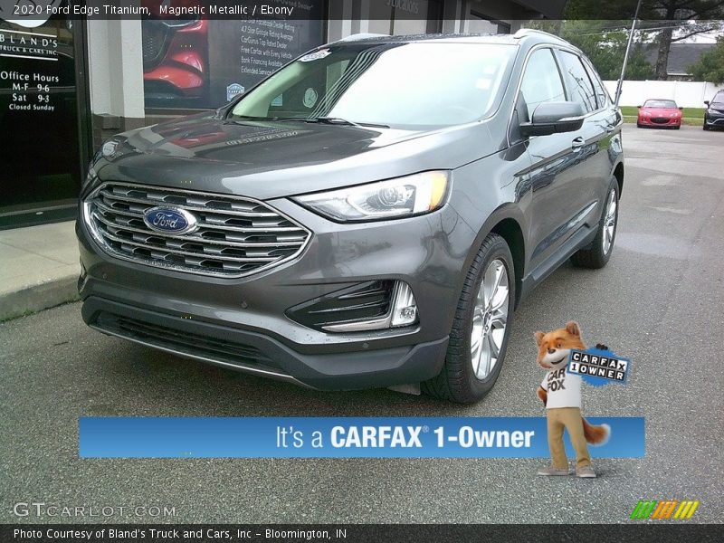 Magnetic Metallic / Ebony 2020 Ford Edge Titanium