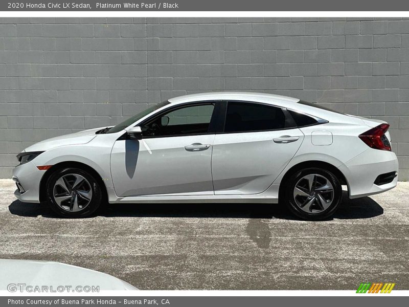  2020 Civic LX Sedan Platinum White Pearl