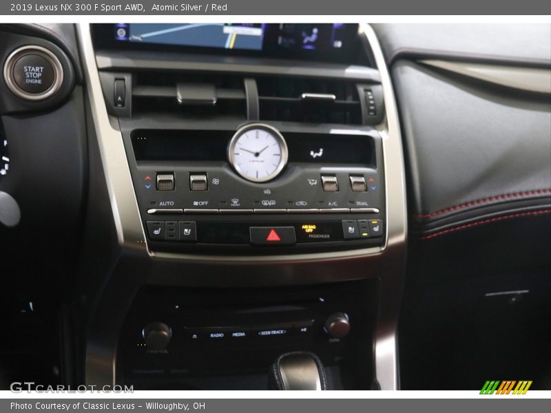Atomic Silver / Red 2019 Lexus NX 300 F Sport AWD