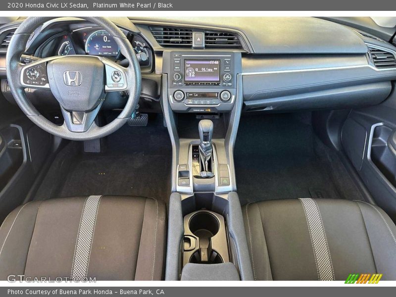 Dashboard of 2020 Civic LX Sedan