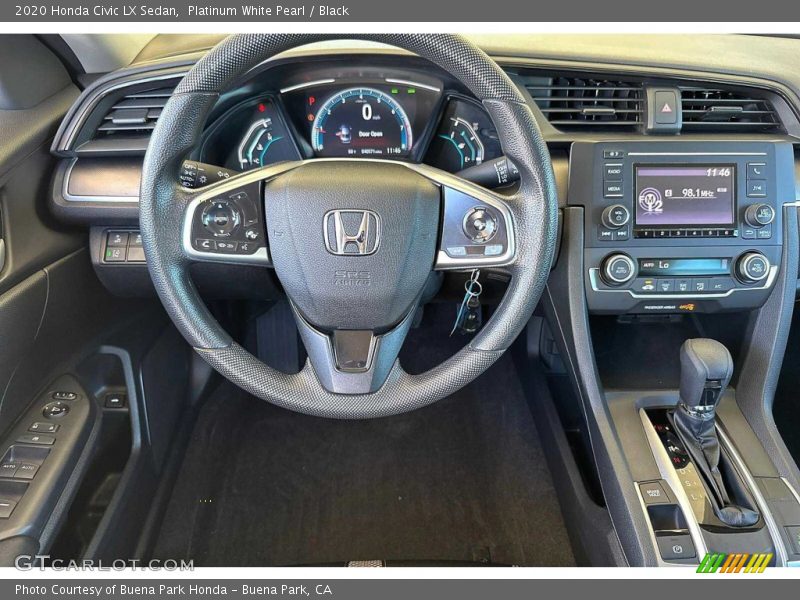 Controls of 2020 Civic LX Sedan
