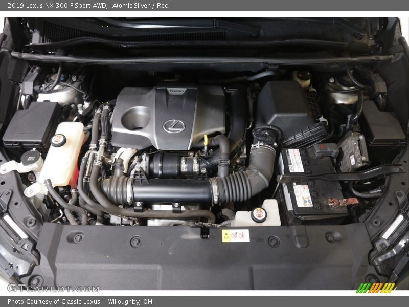 Atomic Silver / Red 2019 Lexus NX 300 F Sport AWD