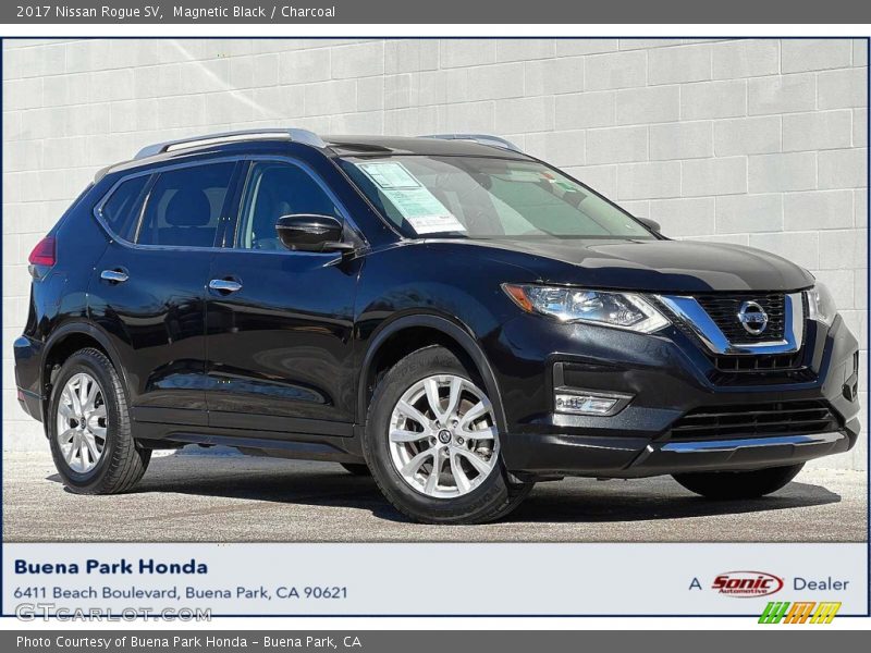 Magnetic Black / Charcoal 2017 Nissan Rogue SV