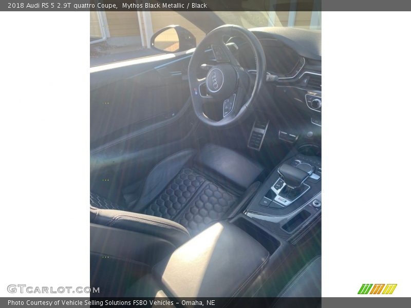 Mythos Black Metallic / Black 2018 Audi RS 5 2.9T quattro Coupe