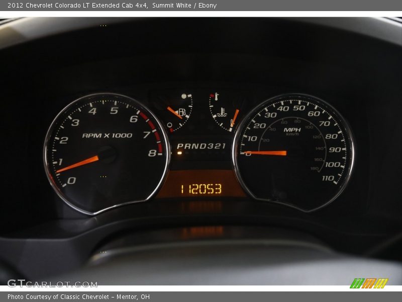 Summit White / Ebony 2012 Chevrolet Colorado LT Extended Cab 4x4