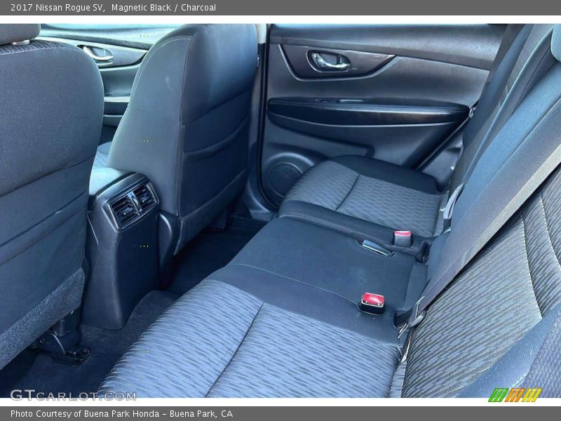 Rear Seat of 2017 Rogue SV