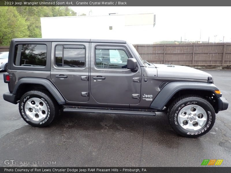 Granite Crystal Metallic / Black 2019 Jeep Wrangler Unlimited Sport 4x4