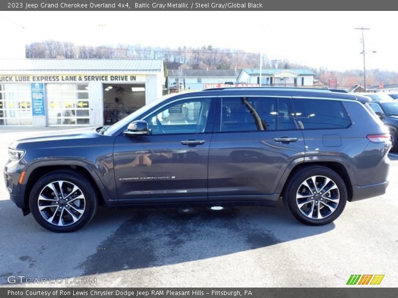 Baltic Gray Metallic / Steel Gray/Global Black 2023 Jeep Grand Cherokee Overland 4x4