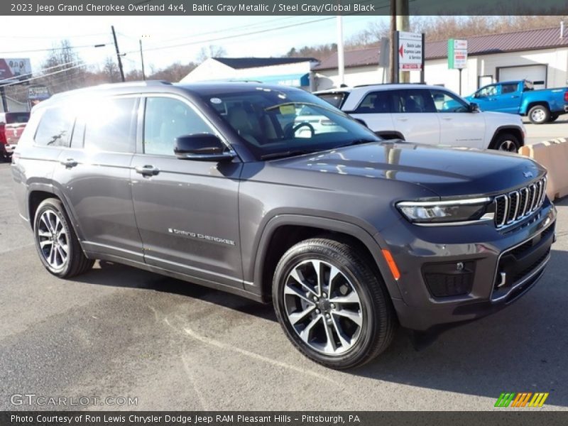 Baltic Gray Metallic / Steel Gray/Global Black 2023 Jeep Grand Cherokee Overland 4x4