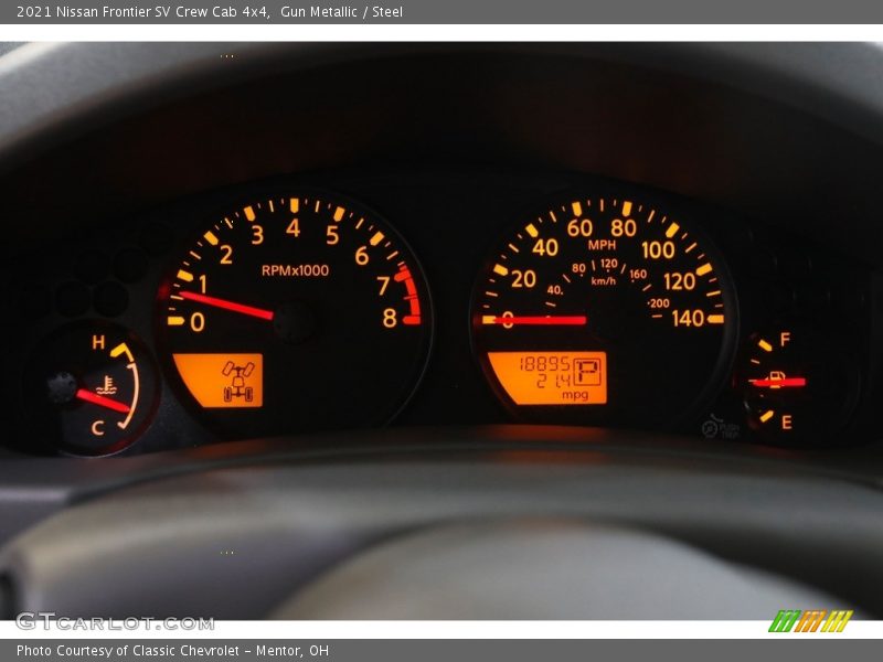 Gun Metallic / Steel 2021 Nissan Frontier SV Crew Cab 4x4