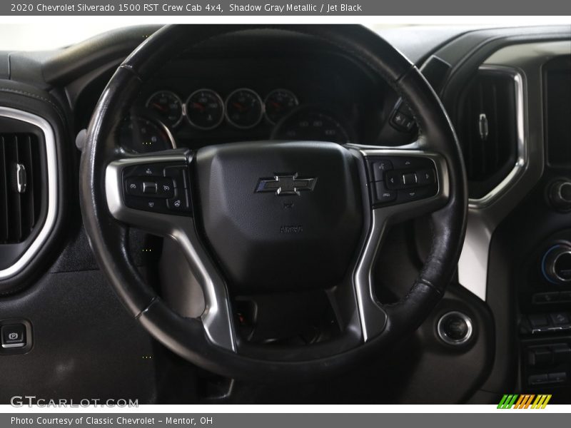 Shadow Gray Metallic / Jet Black 2020 Chevrolet Silverado 1500 RST Crew Cab 4x4
