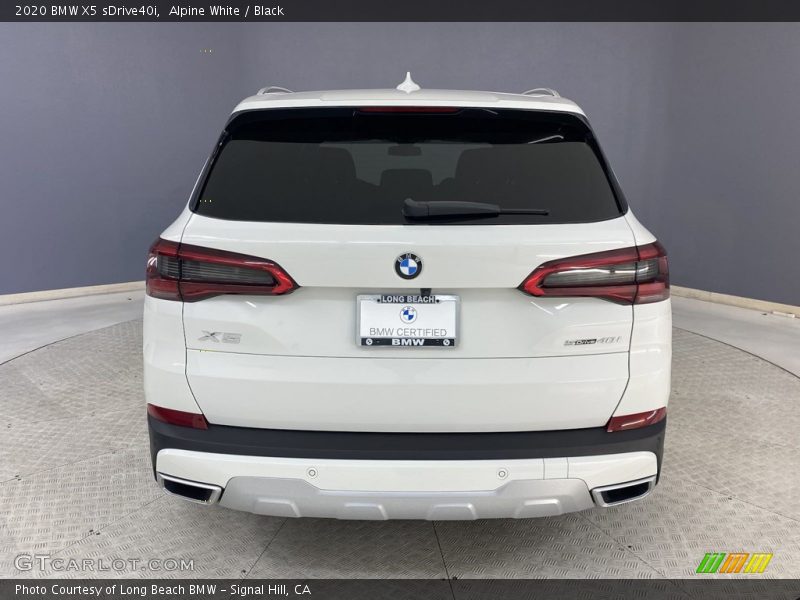 Alpine White / Black 2020 BMW X5 sDrive40i