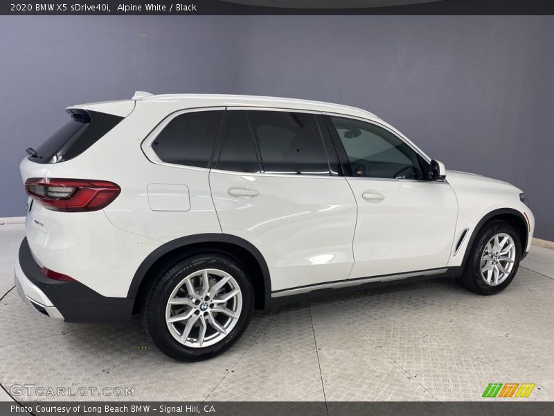Alpine White / Black 2020 BMW X5 sDrive40i