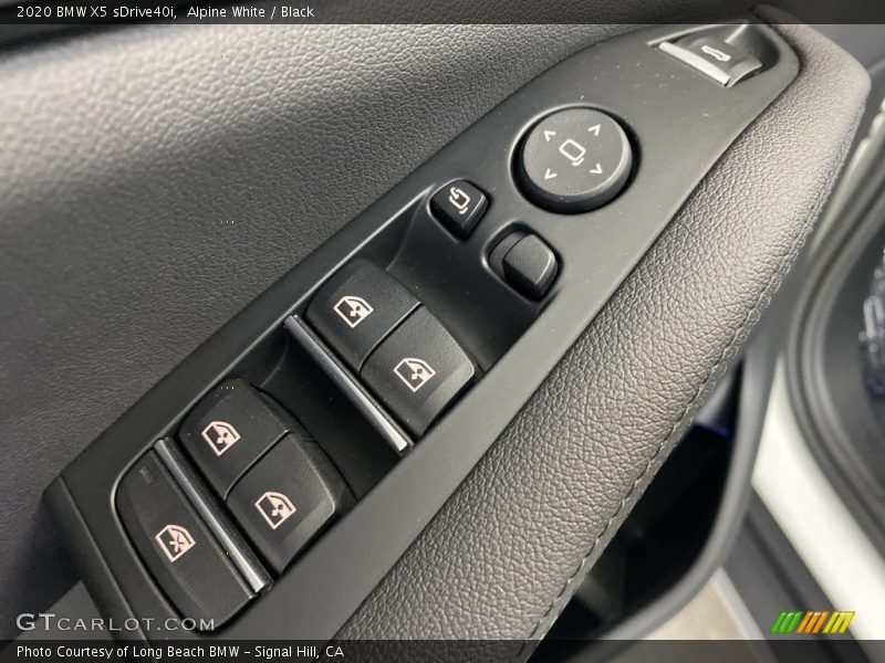 Alpine White / Black 2020 BMW X5 sDrive40i