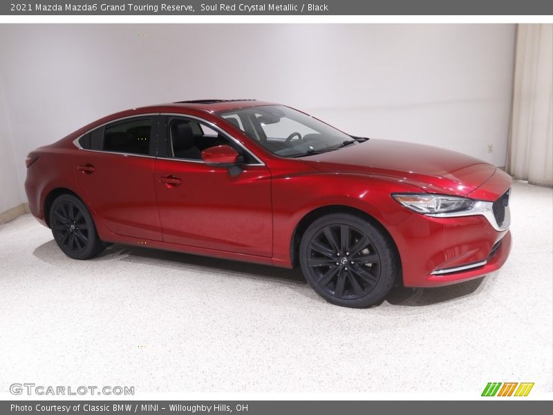 Soul Red Crystal Metallic / Black 2021 Mazda Mazda6 Grand Touring Reserve