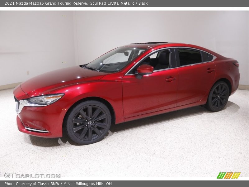 Soul Red Crystal Metallic / Black 2021 Mazda Mazda6 Grand Touring Reserve