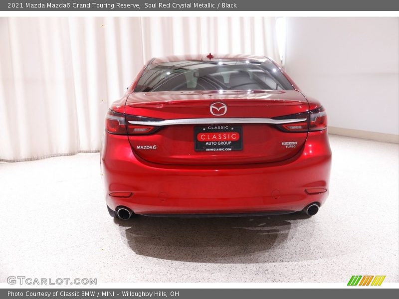 Soul Red Crystal Metallic / Black 2021 Mazda Mazda6 Grand Touring Reserve