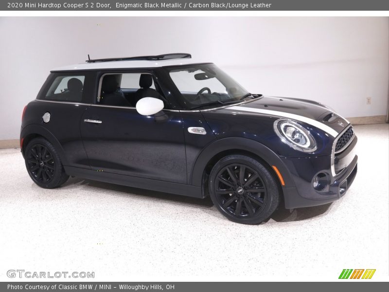 Enigmatic Black Metallic / Carbon Black/Lounge Leather 2020 Mini Hardtop Cooper S 2 Door