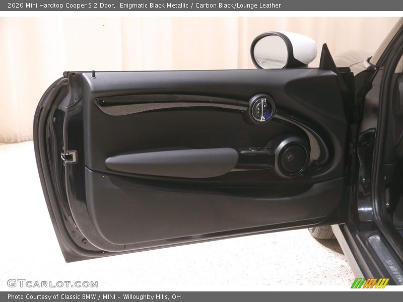 Enigmatic Black Metallic / Carbon Black/Lounge Leather 2020 Mini Hardtop Cooper S 2 Door