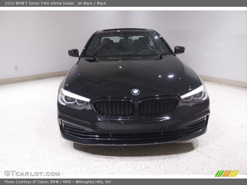 Jet Black / Black 2020 BMW 5 Series 540i xDrive Sedan