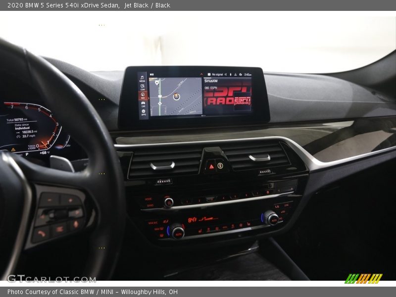 Jet Black / Black 2020 BMW 5 Series 540i xDrive Sedan