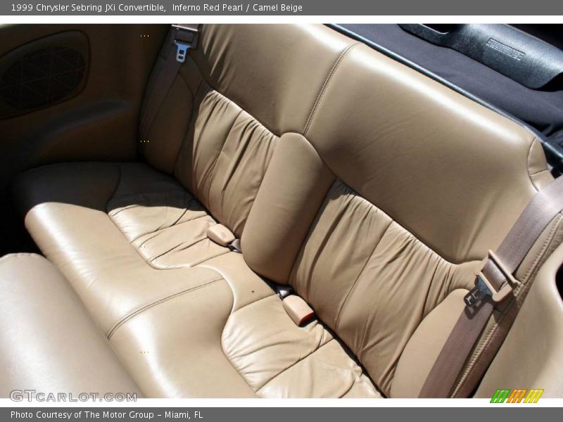 Inferno Red Pearl / Camel Beige 1999 Chrysler Sebring JXi Convertible