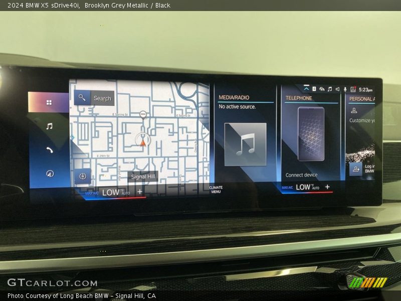 Controls of 2024 X5 sDrive40i