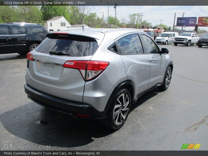 Lunar Silver Metallic / Black 2019 Honda HR-V Sport
