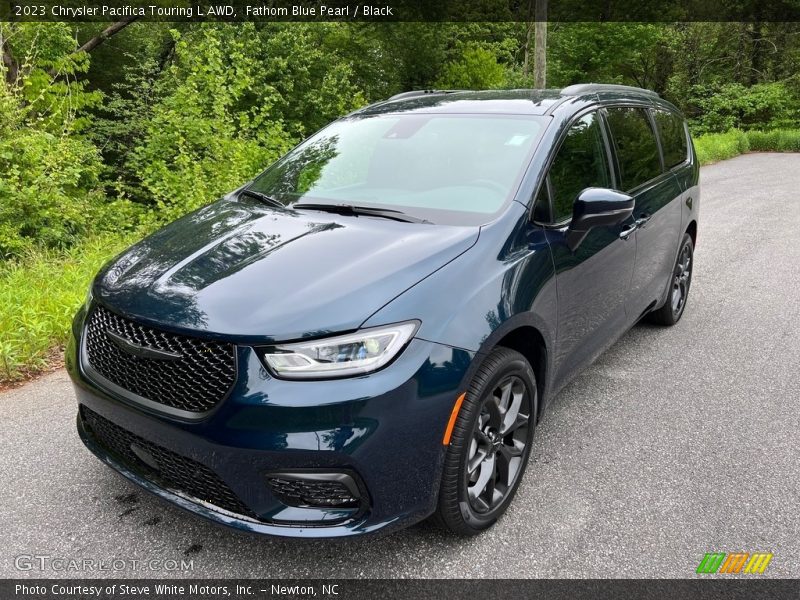 Fathom Blue Pearl / Black 2023 Chrysler Pacifica Touring L AWD