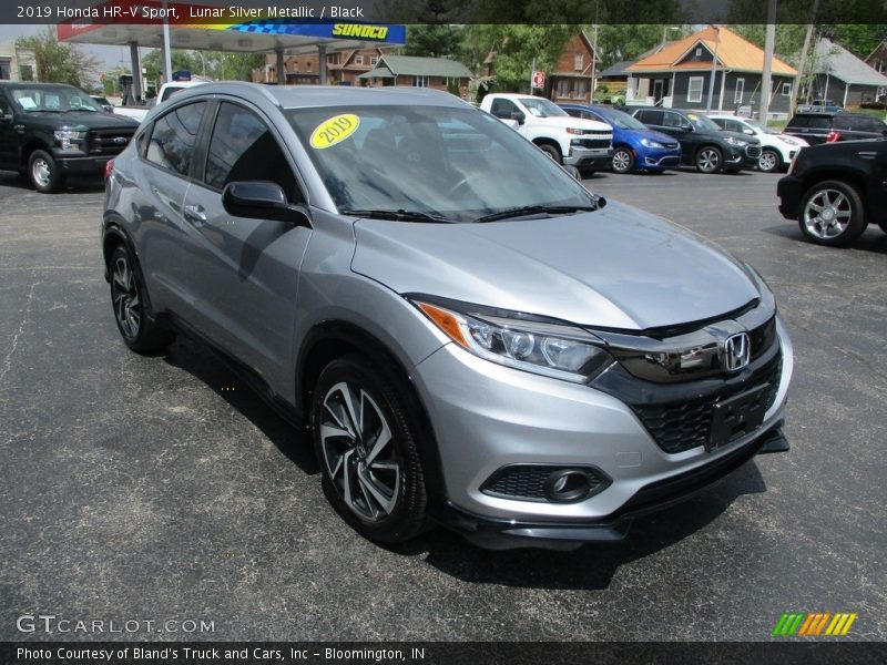 Lunar Silver Metallic / Black 2019 Honda HR-V Sport
