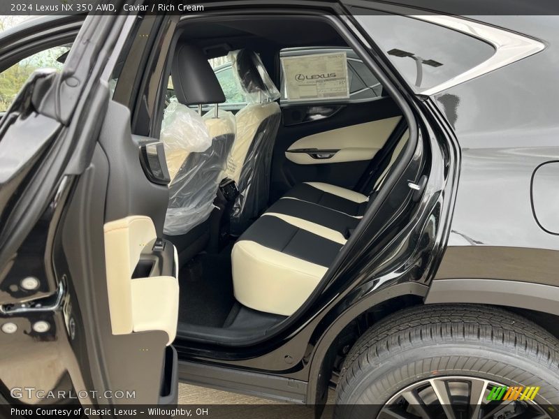 Rear Seat of 2024 NX 350 AWD