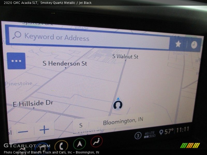 Smokey Quartz Metallic / Jet Black 2020 GMC Acadia SLT