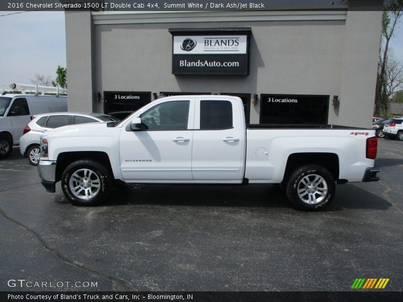 Summit White / Dark Ash/Jet Black 2016 Chevrolet Silverado 1500 LT Double Cab 4x4