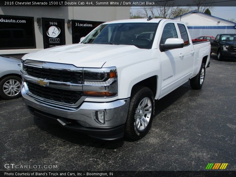 Summit White / Dark Ash/Jet Black 2016 Chevrolet Silverado 1500 LT Double Cab 4x4