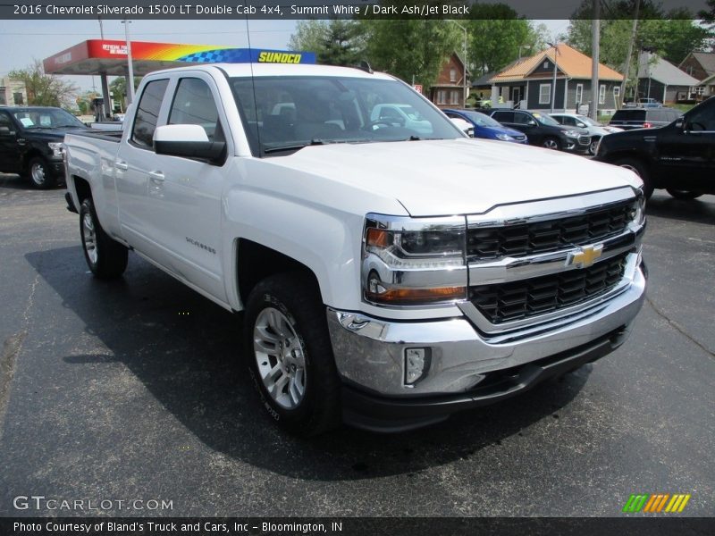 Summit White / Dark Ash/Jet Black 2016 Chevrolet Silverado 1500 LT Double Cab 4x4
