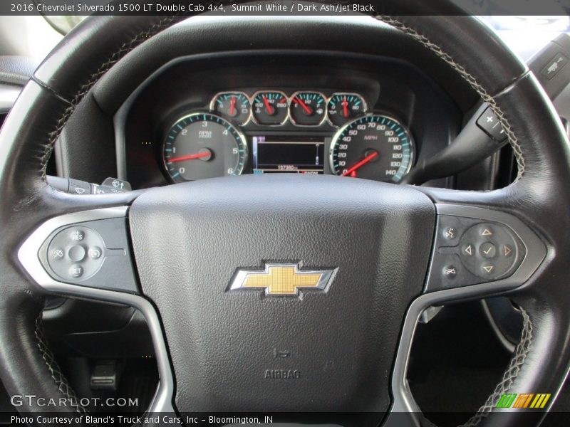 Summit White / Dark Ash/Jet Black 2016 Chevrolet Silverado 1500 LT Double Cab 4x4