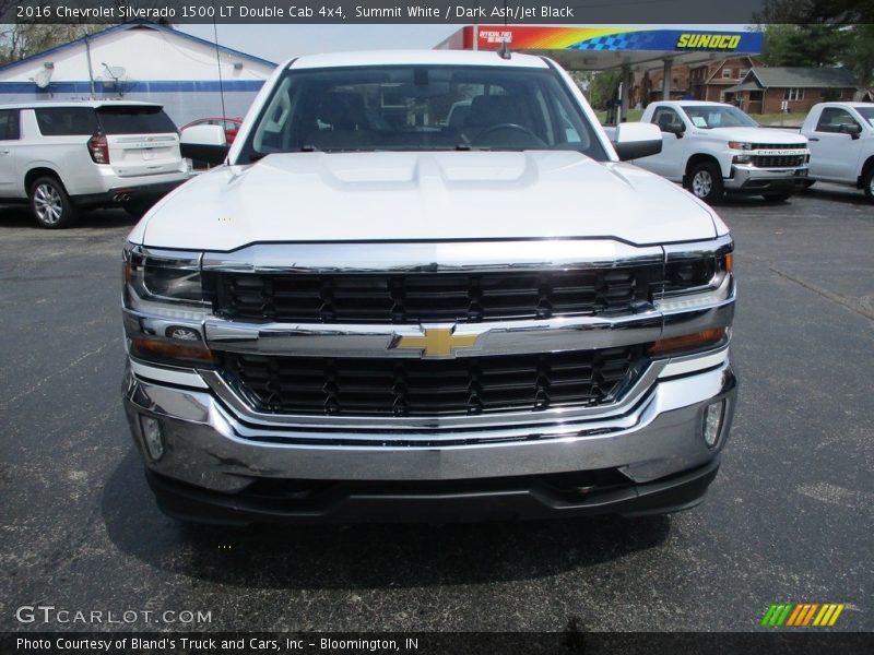 Summit White / Dark Ash/Jet Black 2016 Chevrolet Silverado 1500 LT Double Cab 4x4