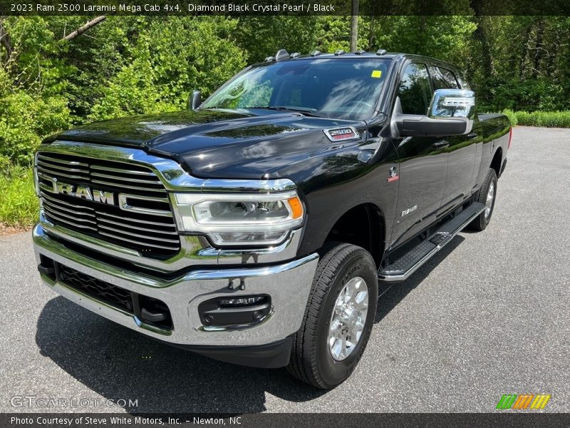 Diamond Black Crystal Pearl / Black 2023 Ram 2500 Laramie Mega Cab 4x4