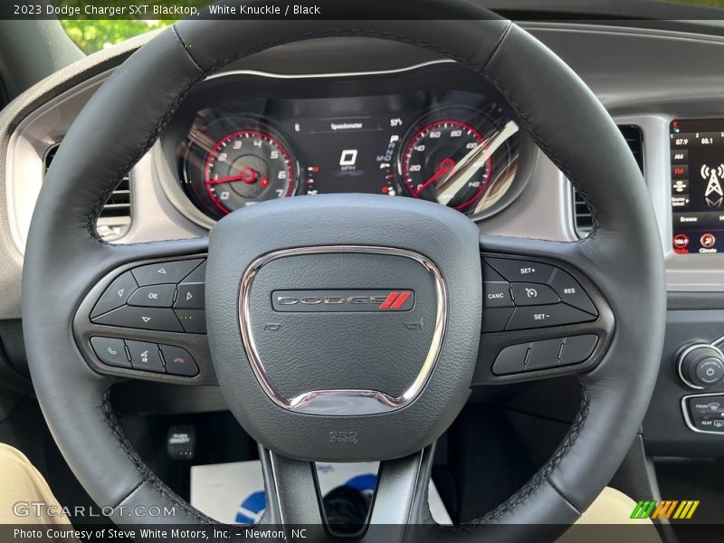  2023 Charger SXT Blacktop Steering Wheel